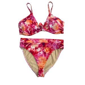 SWIMSUITS FOR ALL TYE DYED SWIMSUIT BIKINI SIZE 14 PLUS